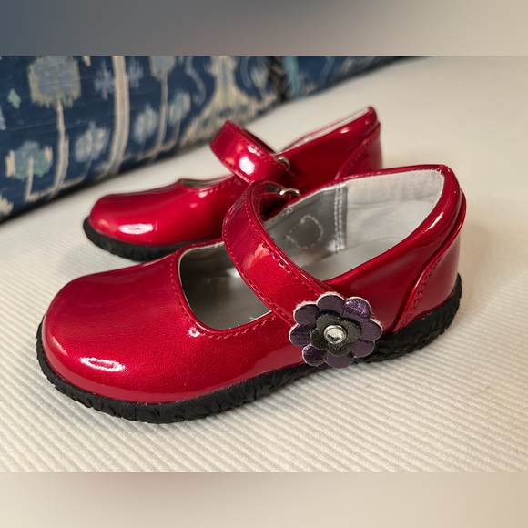 Nordstrom🎈baby girl size 5M red patent Mary Jane - Picture 2 of 5